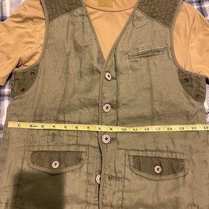 Buy Vest Free T-shirt.
Buttons Vest.